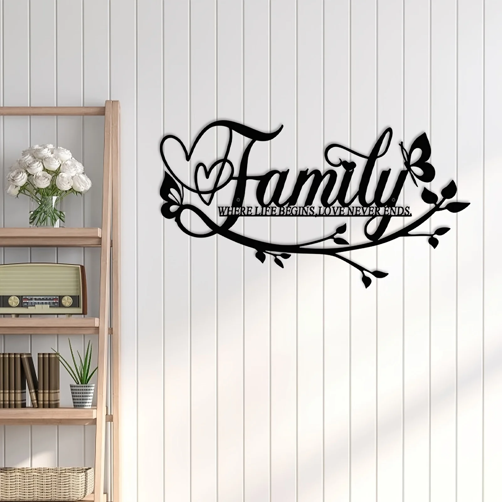 Home Goods Bathroom - HelloYoung Home Decor, Wandschild aus Metall