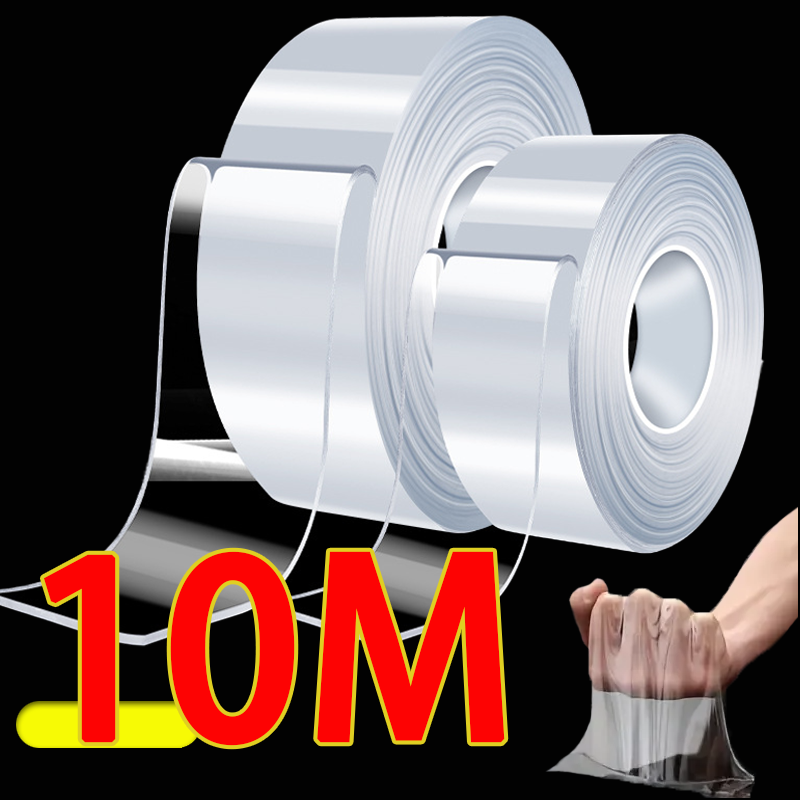 Bathroom Home Improvement - Nano Tape Extra starkes doppelseitiges Klebeband,