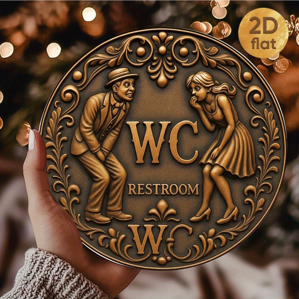 Vintage-Schild aus Eisen mit d – Home Bathroom Signs Bewertung und Preis