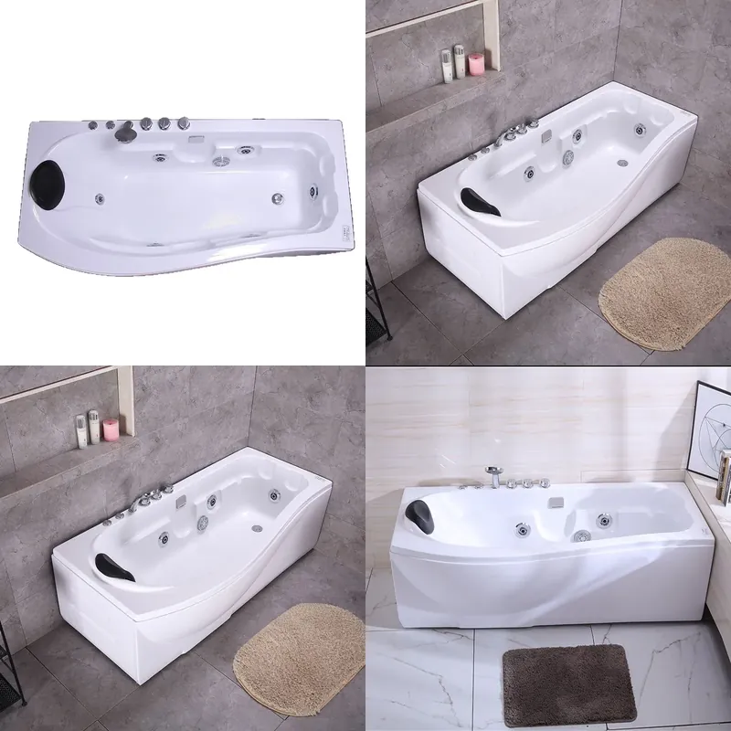Kompakte freistehende Acryl-Ba – Jet Home Bathroom Bewertung und Preis