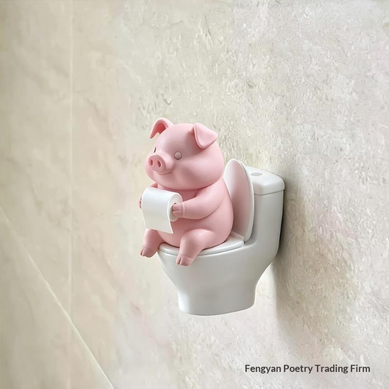 ● Niedliche Schweinchen-Statue – Home Of The Year Bathroom Bewertung und Preis