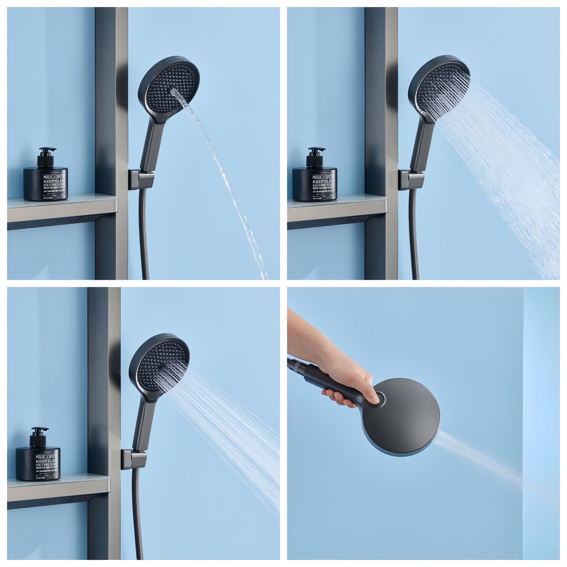 Regenduschset, LED-Digitalanze – Jet Home Bathroom Bewertung und Preis