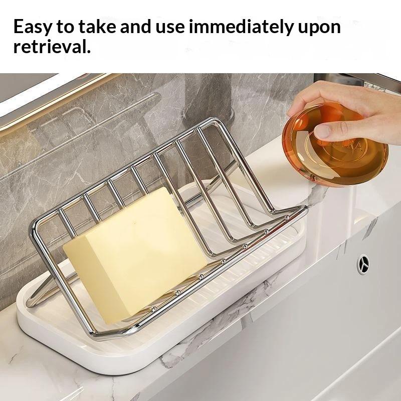 Edelstahl-Seifenablage mit Sch – Jet Home Bathroom Bewertung und Preis