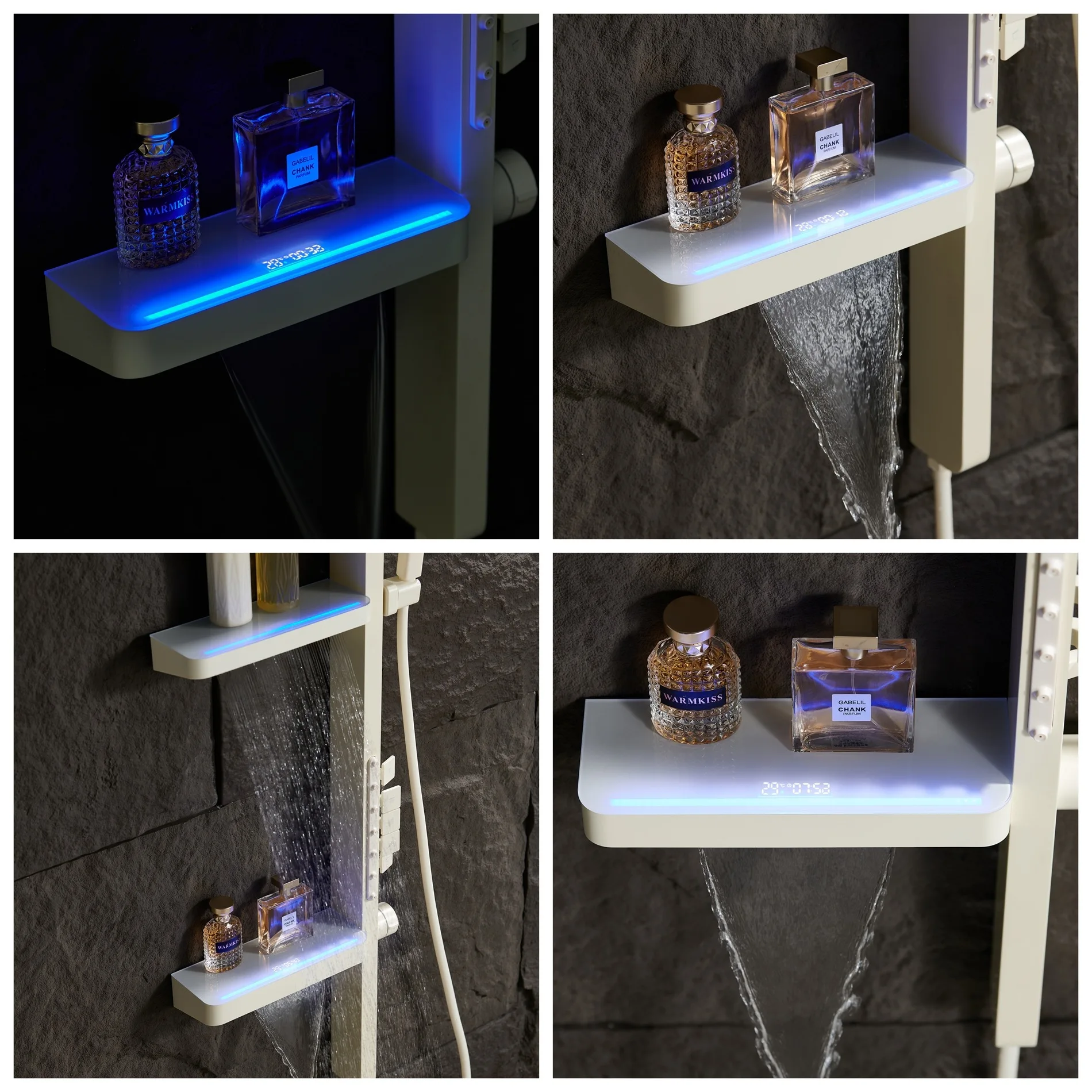 # Regenduschset, LED-Digitalan – Jet Home Bathroom Bewertung und Preis