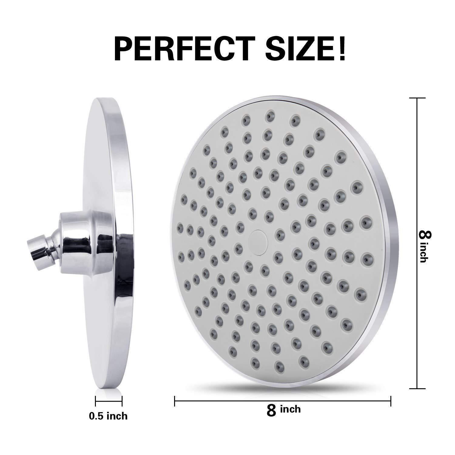 Regenduschkopf mit großem Pane – Home Goods Bathroom Bewertung und Preis