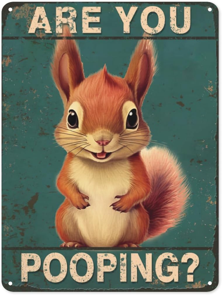 „Are You Pooping Squirrel“ – L – Home Office Bathroom Bewertung und Preis